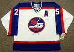 THOMAS STEEN Winnipeg Jets 1989 Home CCM NHL Vintage Throwback Jersey - FRONT