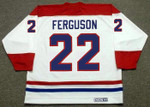 JOHN FERGUSON Montreal Canadiens 1968 Away CCM NHL Throwback Hockey Jersey - BACK