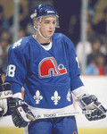 JOE SAKIC Quebec Nordiques 1988 Home CCM Throwback NHL Hockey Jersey - action