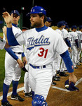 MIKE PIAZZA Italy 2006 World Baseball Classic Throwback Jersey - ACTION