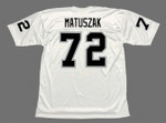 JOHN MATUSZAK Oakland Raiders 1976 Throwback Away NFL Football Jersey - BACK