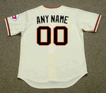 NEW YORK GIANTS 1951 Majestic Throwback Home Customized Jersey - BACK