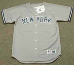 DEION SANDERS New York Yankees 1990 Away Majestic Throwback Baseball Jersey - FRONT