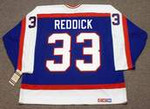 POKEY REDDICK Winnipeg Jets 1986 Away CCM Throwback NHL Hockey Jersey - BACK