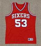DARRYL DAWKINS Philadelphia 76ers 1980 Throwback NBA Basketball Jersey - FRONT