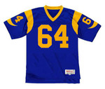 JACK "HACKSAW" REYNOLDS Los Angeles Rams 1975 Throwback NFL Football Jersey - FRONT