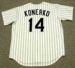 PAUL KONERKO Chicago White Sox 2006 Home Majestic Throwback Baseball Jersey - BACK