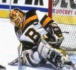 ANDY MOOG 1992 CCM NHL Throwback Boston Bruins Jerseys - ACTION