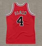 JERRY SLOAN Chicago Bulls 1972 Throwback NBA Basketball Jersey - BACK