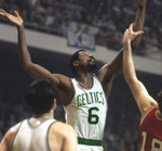 BILL RUSSELL Boston Celtics 1960's Home Throwback NBA Basketball Jersey - ACTION