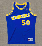 RALPH SAMPSON Golden State Warriors 1988 Throwback NBA Basketball Jersey - FRONT