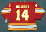 KENT NILSSON Atlanta Flames 1979 CCM Vintage Throwback NHL Hockey Jersey - BACK