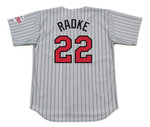 BRAD RADKE Minnesota Twins 2004 Majestic Throwback Away Baseball Jersey - BACK