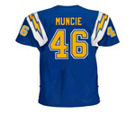 CHUCK MUNCIE San Diego Chargers 1982 Throwback NFL Football Jersey - BACK