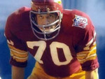 SAM HUFF Washington Redskins 1969 Throwback NFL Football Jersey - ACTION