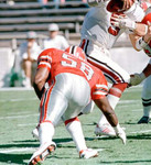 JESSE TUGGLE Atlanta Falcons 1989 Home Throwback NFL Football Jersey - ACTION