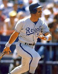 GEORGE BRETT Kansas City Royals 1992 Majestic Throwback Away Baseball Jersey - ACTION