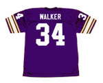 HERSCHEL WALKER Minnesota Vikings 1991 Home Throwback NFL Football Jersey - BACK