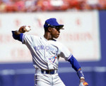 TONY FERNANDEZ Toronto Blue Jays 1993 Majestic Throwback Away Baseball Jersey - ACTION