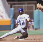 KELLY GRUBER Toronto Blue Jays 1992 Majestic Throwback Away Baseball Jersey  - Custom Throwback Jerseys