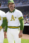 RAY FOSSE Oakland Athletics 1973 Home Majestic Throwback Baseball Jersey - ACTION