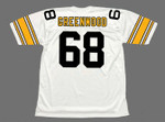 LC GREENWOOD Pittsburgh Steelers 1975 Away NFL Football Throwback Jersey - BACK