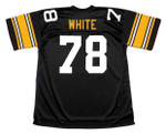 DWIGHT WHITE Pittsburgh Steelers 1979 Home NFL Football Throwback Jersey - BACK