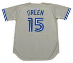 SHAWN GREEN Toronto Blue Jays 1995 Majestic Throwback Away Baseball Jersey - BACK