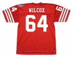 DAVE WILCOX San Francisco 49ers 1969 Throwback NFL Football Jersey - BACK