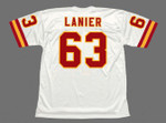 WILLIE LANIER Kansas City Chiefs 1973 Throwback NFL Football Jersey - BACK