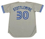 TODD STOTTLEMYRE Toronto Blue Jays 1992 Majestic Throwback Away Baseball Jersey - BACK