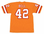 RICKY BELL Tampa Bay Buccaneers 1979 Home Throwback NFL Football Jersey - BACK