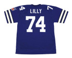 BOB LILLY Dallas Cowboys 1969 Throwback NFL Football Jersey - BACK