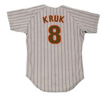 JOHN KRUK San Diego Padres 1988 Away Majestic Throwback Baseball Jersey - BACK