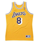 KOBE BRYANT Los Angeles Lakers 1997 Home Throwback NBA Basketball Jersey - BACK