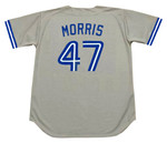 JACK MORRIS Toronto Blue Jays 1992 Away Majestic Throwback Baseball Jersey - BACK