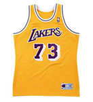DENNIS RODMAN Los Angeles Lakers 1999 Home Throwback NBA Basketball Jersey - FRONT