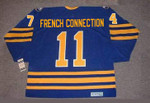 FRENCH CONNECTION Buffalo Sabres 1984 CCM Vintage Throwback Hockey Jersey - BACK