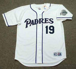 TONY GWYNN San Diego Padres 1999 Home Majestic Throwback Baseball Jersey - FRONT