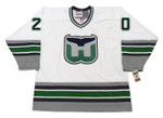 1992 Home CCM NICK KYPREOS Hartford Whalers Hockey Jersey - FRONT