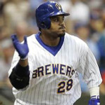 PRINCE FIELDER Milwaukee Brewers 1980's Majestic Cooperstown Throwback Away Jersey