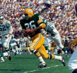 HERB ADDERLEY Green Bay Packers 1969 Throwback NFL Football Jersey - action