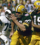 JIM GRABOWSKI Green Bay Packers 1969 Throwback NFL Football Jersey - action