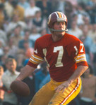 BILLY KILMER Washington Redskins 1972 Throwback NFL Football Jersey - action