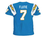 DOUG FLUTIE San Diego Chargers 2002 Home Throwback NFL Football Jersey - BACK