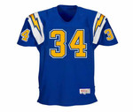 RICKEY YOUNG San Diego Chargers 1976 Throwback NFL Football Jersey - FRONT