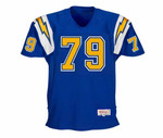 GARY JOHNSON San Diego Chargers 1979 Throwback NFL Football Jersey - FRONT