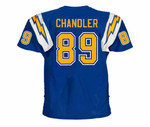WES CHANDLER San Diego Chargers 1982 Throwback NFL Football Jersey - BACK