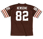 OZZIE NEWSOME Cleveland Browns 1987 Throwback NFL Football Jersey - BACK