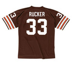 REGGIE RUCKER Cleveland Browns 1978 Throwback NFL Football Jersey - BACK